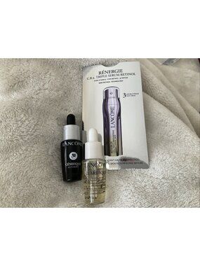 Lancome Clarifique Brightening Pro Solution, Genifique + Retinol Samples LOT 3